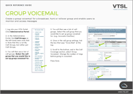 Group Voicemail Quick Reference IMAGE